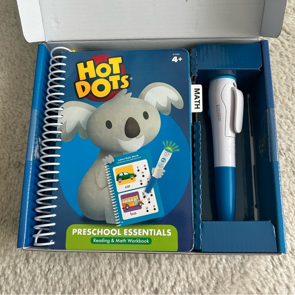 Preschool Essentials Reading & Math Workbook - Blue - Picture 3 of 3